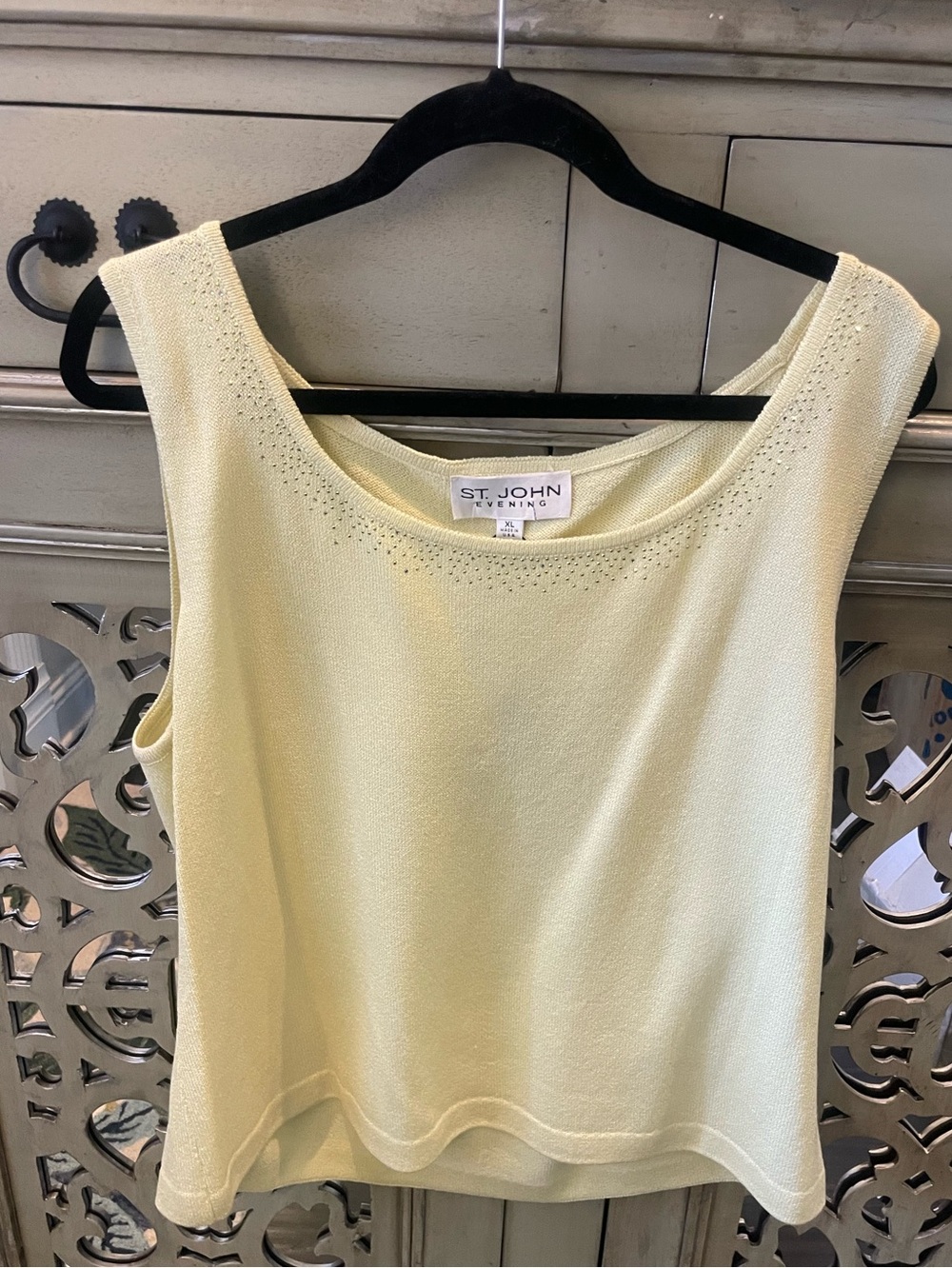 St John Women's lemon Sleeveless Knit Top